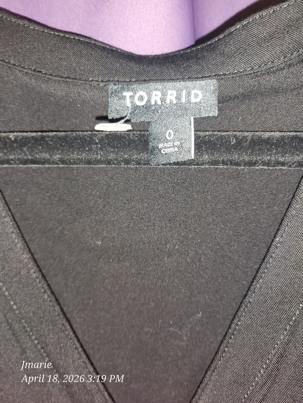 torrid Black V-Neck High-Low Button Front Dress
